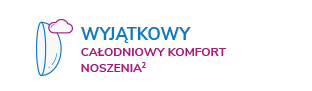 Wyjątkowy całodniowy komfort noszenia