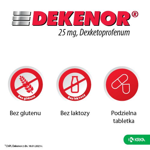 Dekenor 25mg 30 tabl. - 3