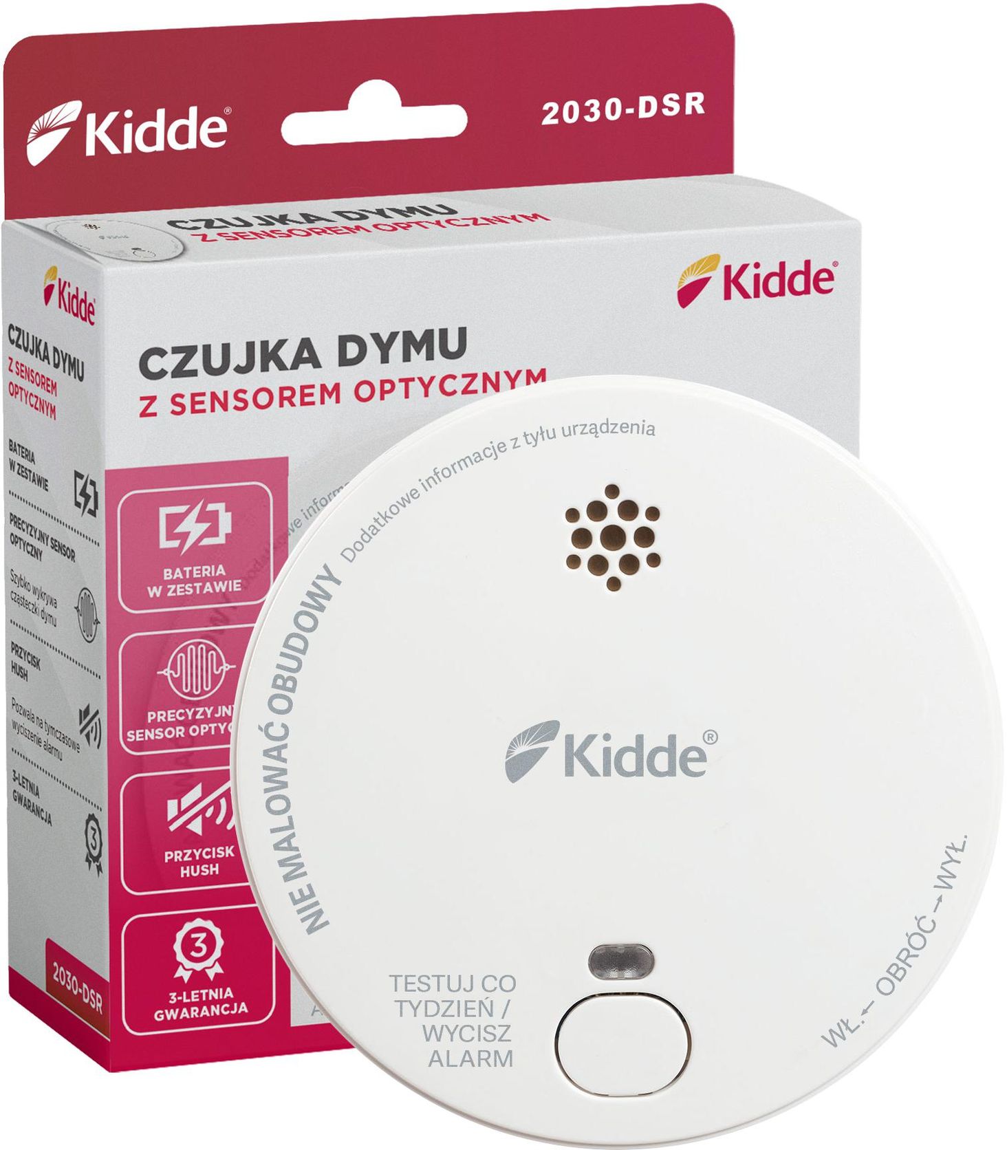 Kidde Czujnik Dymu 2030-Dsr
