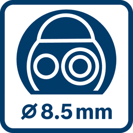 Średnica głowicy kamery 8,5 mm