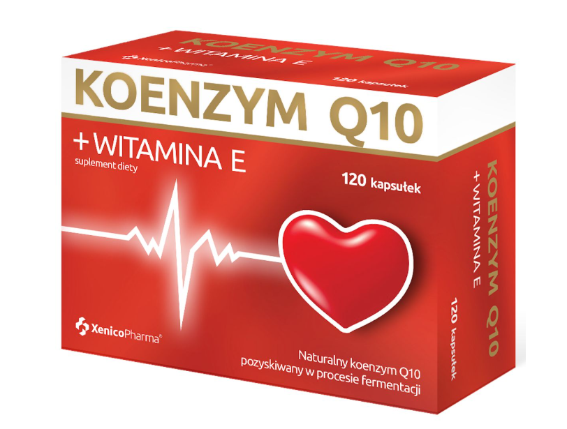 Xenico Pharma Koenzym Q10 + witamina E - 120 kaps. - 1