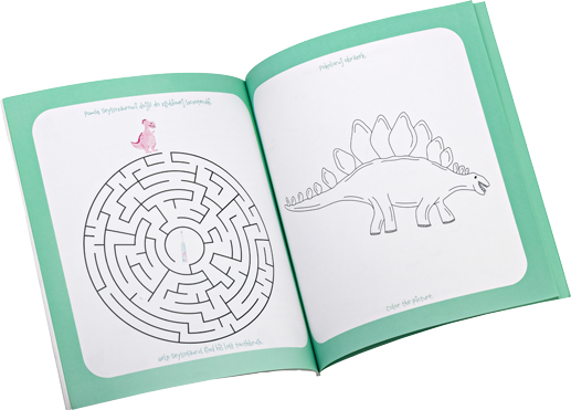 Seysso Kids Dinosuar - zeszyt kreatywny