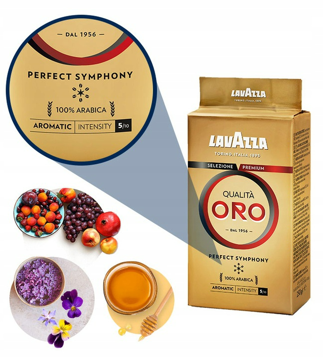 Lavazza Qualita Oro Kawa Mielona 3x250g 2