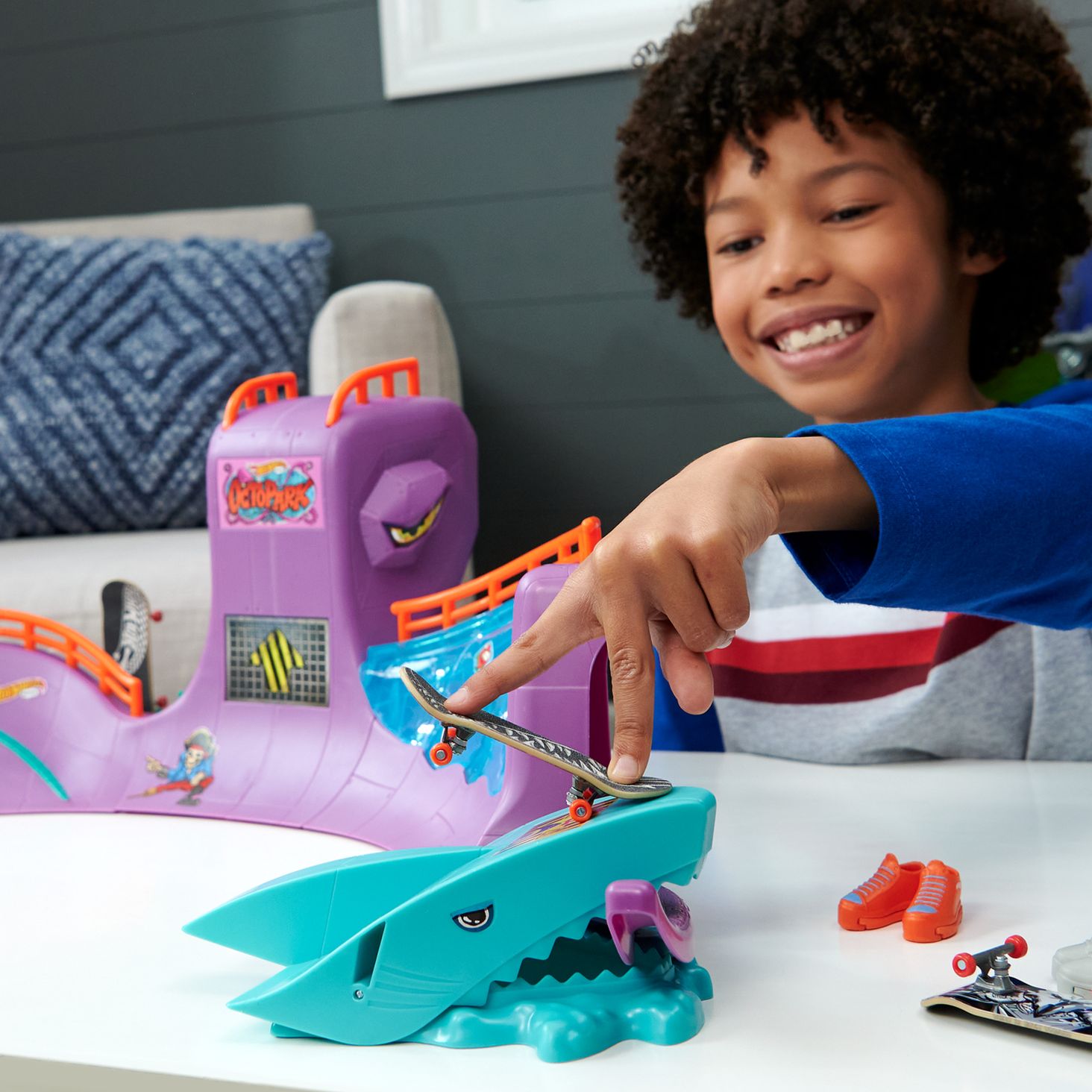 Hot Wheels Skate™ Skate Skatepark Ośmiornicy Duży zestaw6