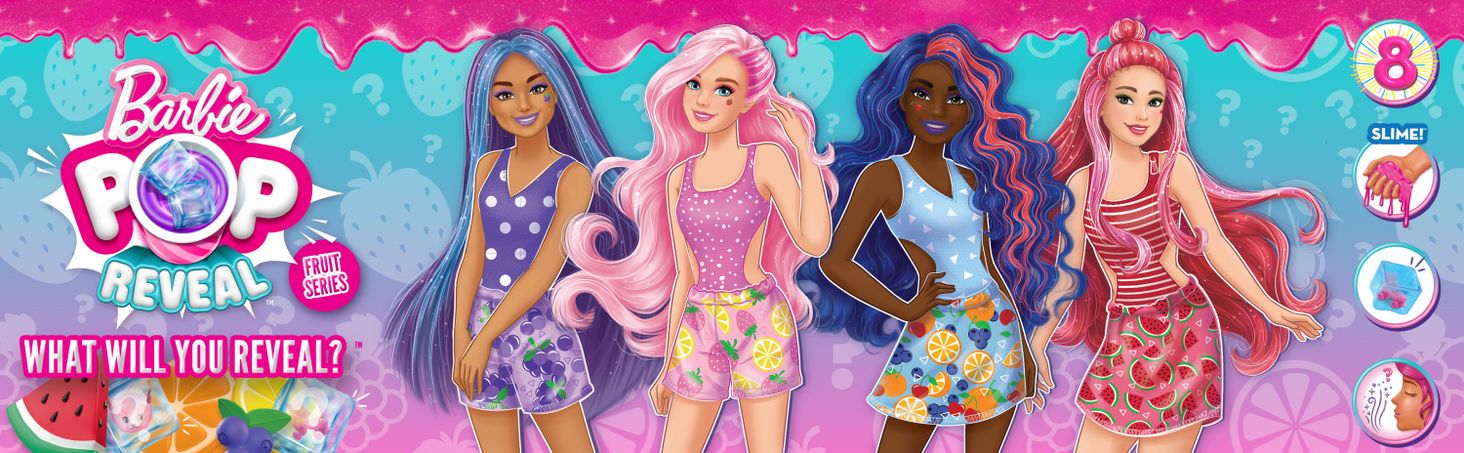 Barbie Pop Reveal z serii Fruit truskawkowa