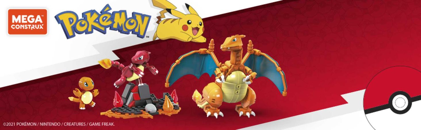 Mega Construx™ Pokémon™ Ewolucja Charmandera