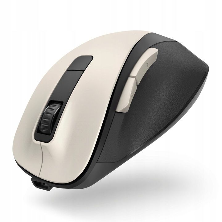 Hama MW-500 Recharge kremowa optyczna ergonomiczna