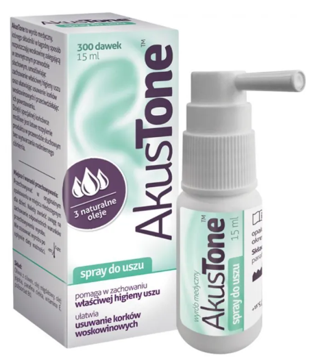 Akustone spray do uszu 15ml - 1