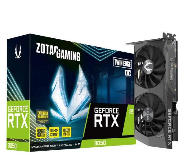 ZOTAC GeForce RTX3050 Twin Edge OC (ZTA30500H10M)