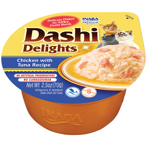 Inaba Cat Dashi Delights Kurczak i tuńczyk 70g