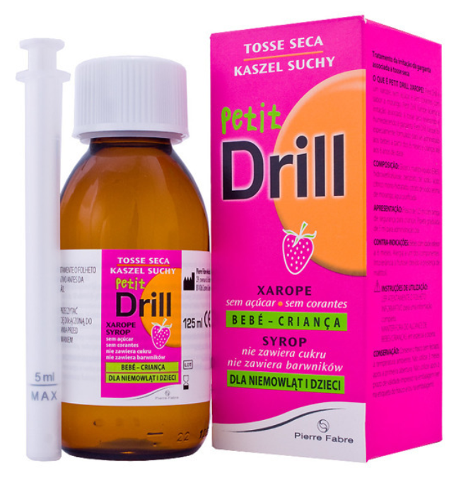 Petit Drill syrop dla dzieci na kaszel suchy 125ml - 1
