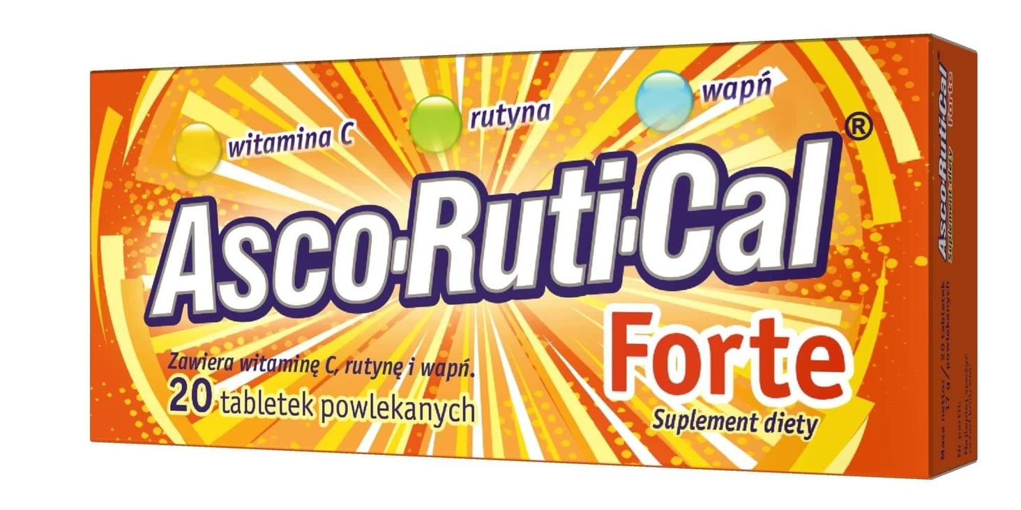 Ascorutical Forte 20 kaps.