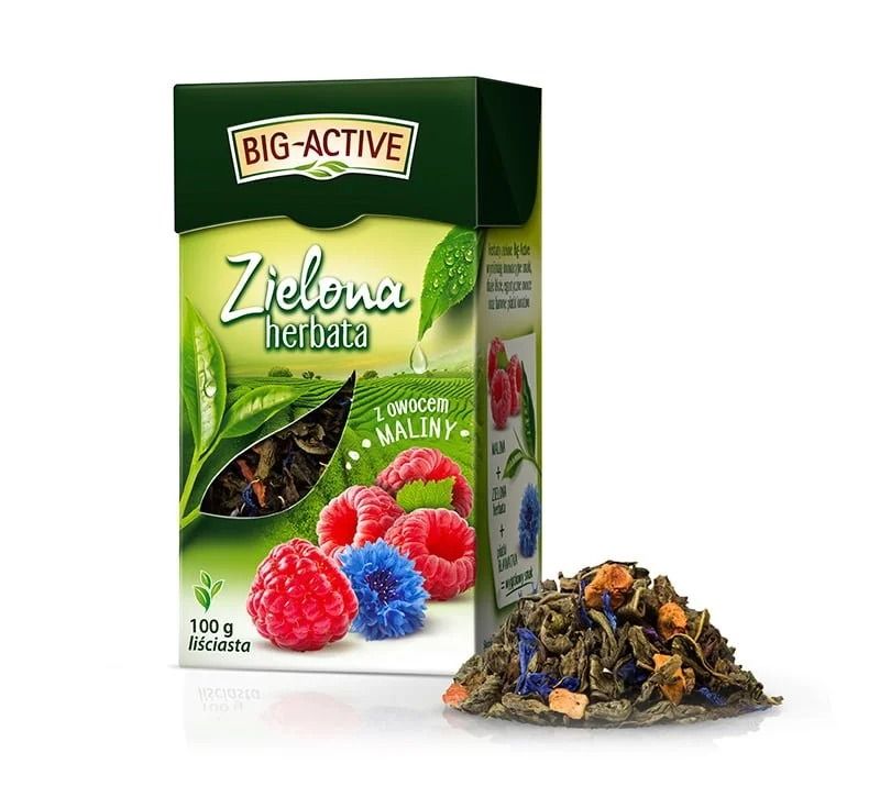 Big-Active Herbata zielona Pure Green liściasta 1