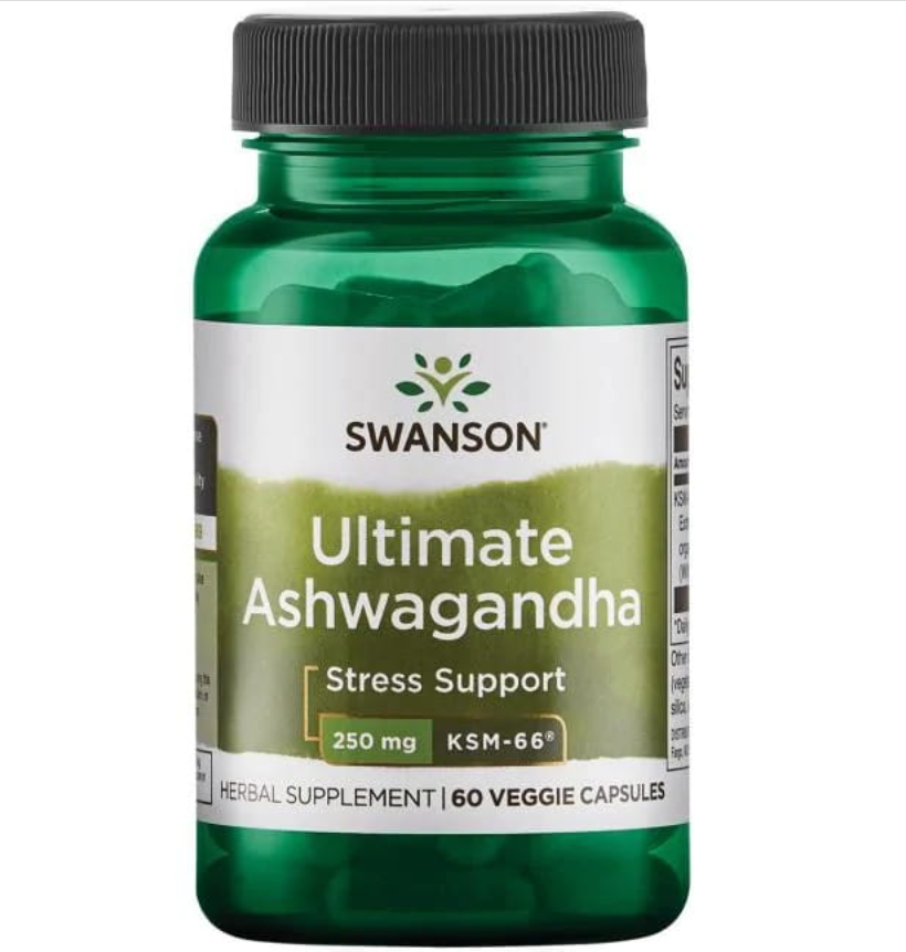 Swanson Ashwagandha Ksm-66 250Mg 60 kaps.