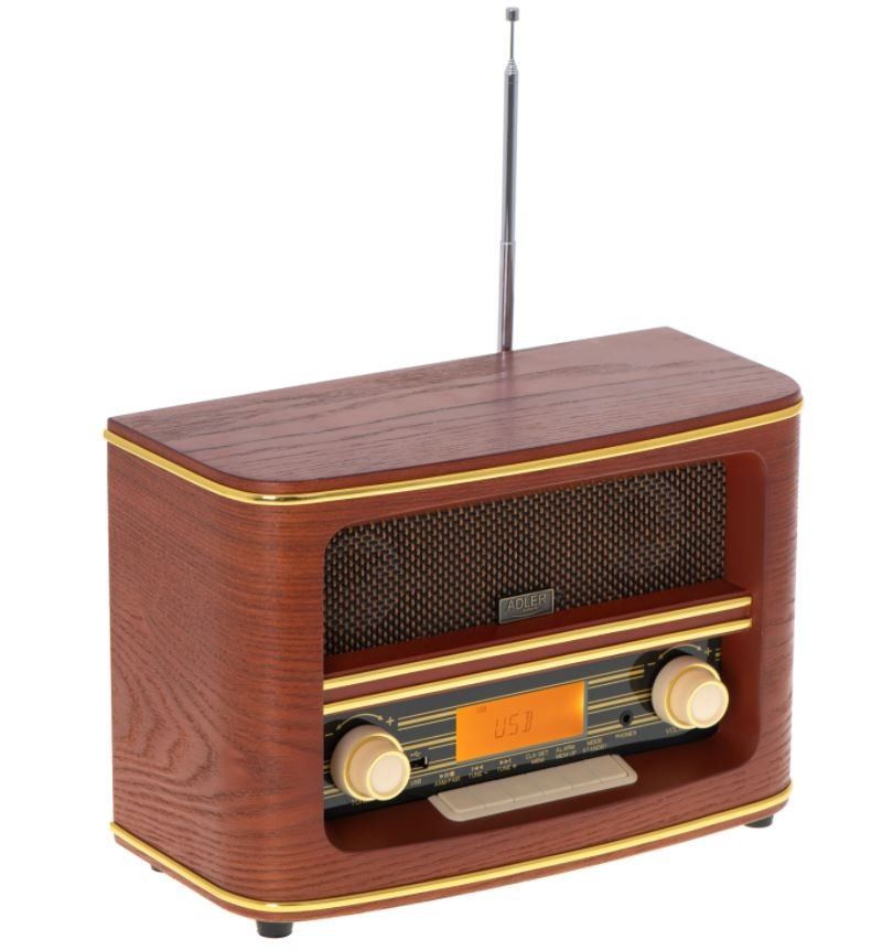 Raio w stylu Retro Radio ADLER AD1187