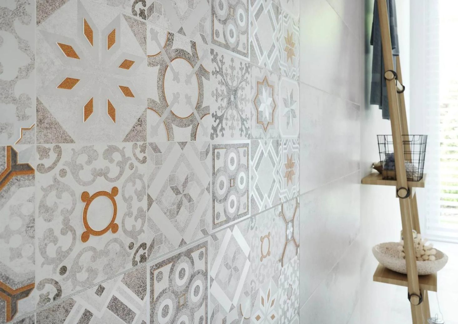 Cersanit Concrete Style Inserto Patchwork 42x42 zdj 2