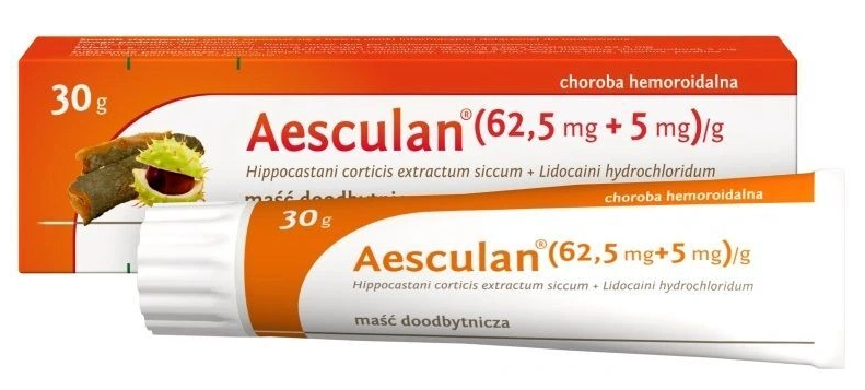 Aesculan maść doodbytnicza 30g - 2