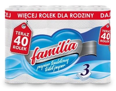 FAMILIA PAPIER TOALETOWY 40 ROLEK - 1