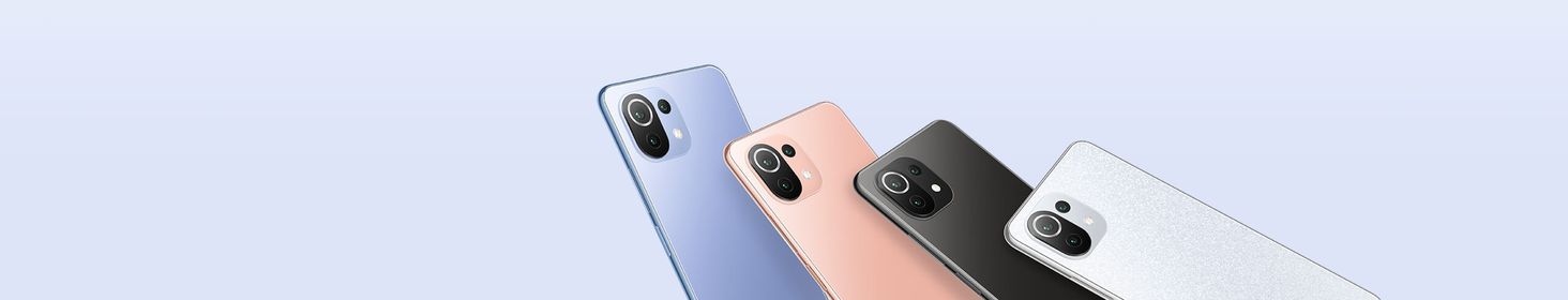Xiaomi 11 Lite 5G NE 4 kolory tło