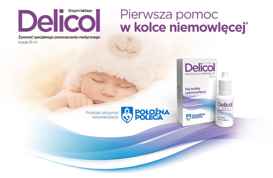 Delicol - pierwsz pomoc w kolce niemowlęcej