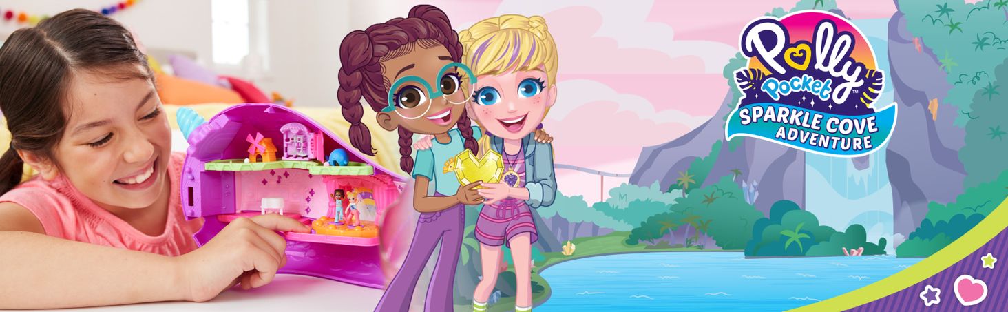 Polly Pocket Narwal Łódź podwodna Zestaw8