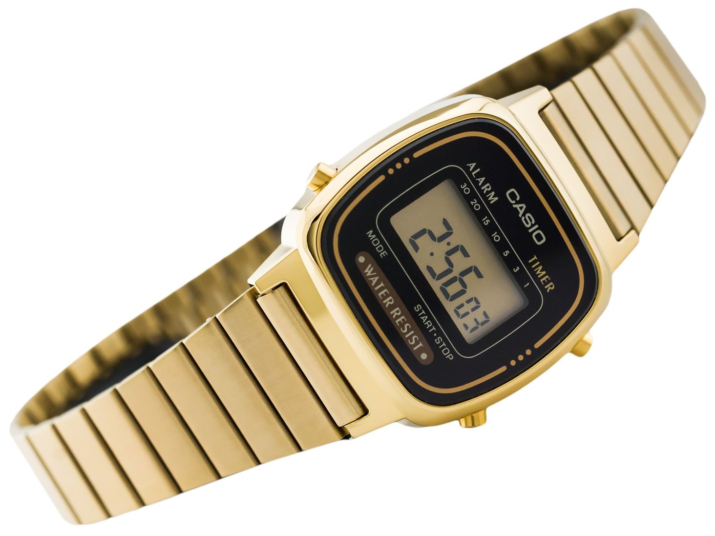 Złoty zegarek Casio Retro LA670WEGA-1EF