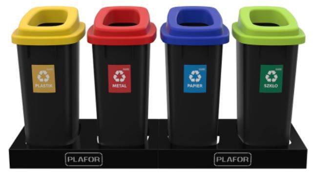 Plafor Kosze Sort Bin Pojemnik 90l - 3
