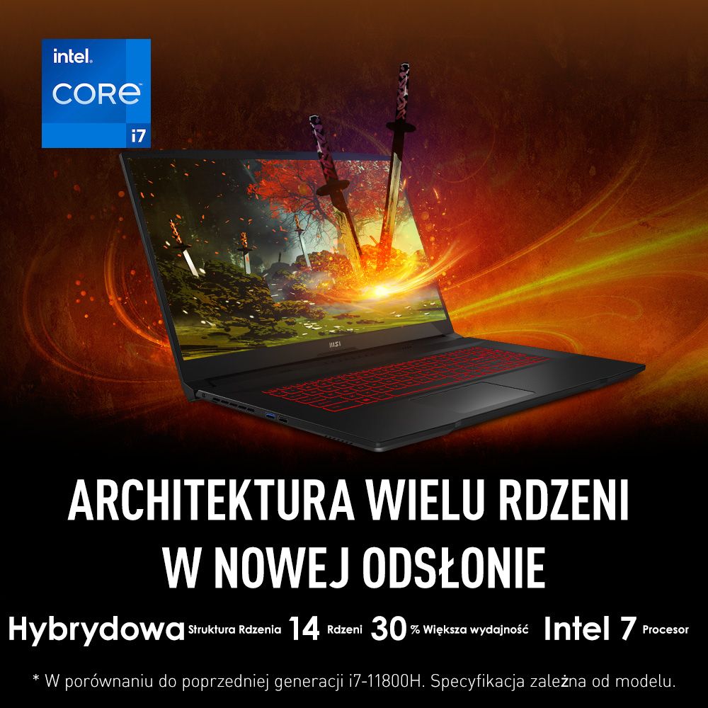 MSI Katana GF66 architektura
