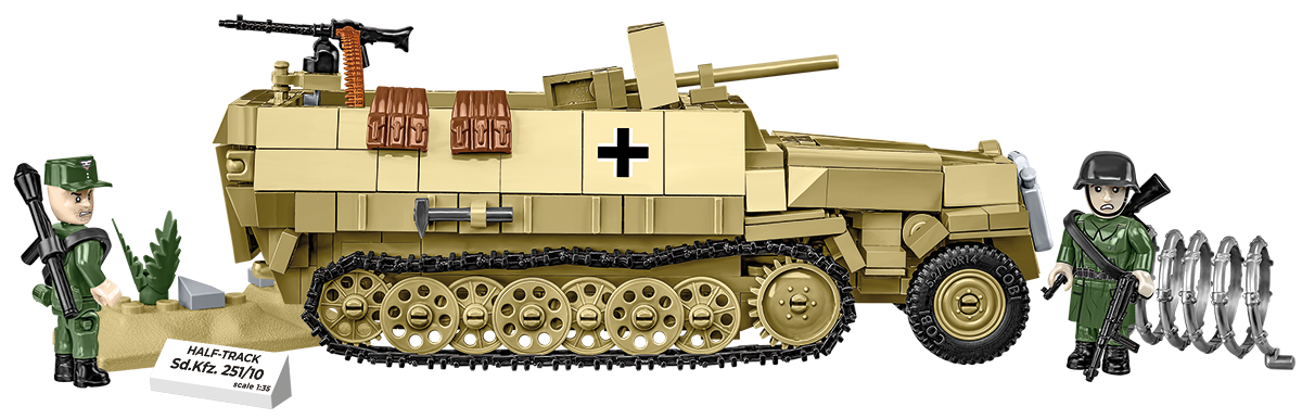 COBI Half-Track Sd.Kfz. 251/10 zestaw