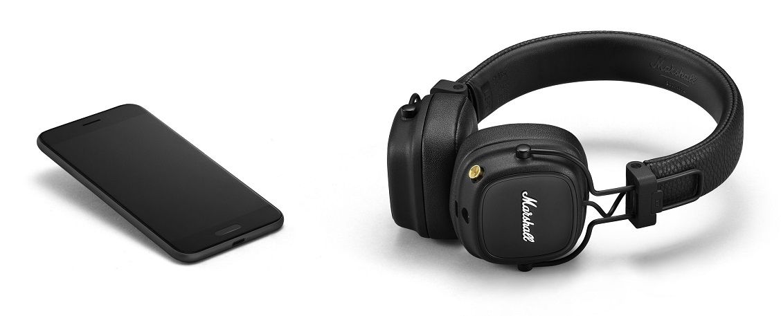 Marshall Major IV Słuchawki Bluetooth czarne 3