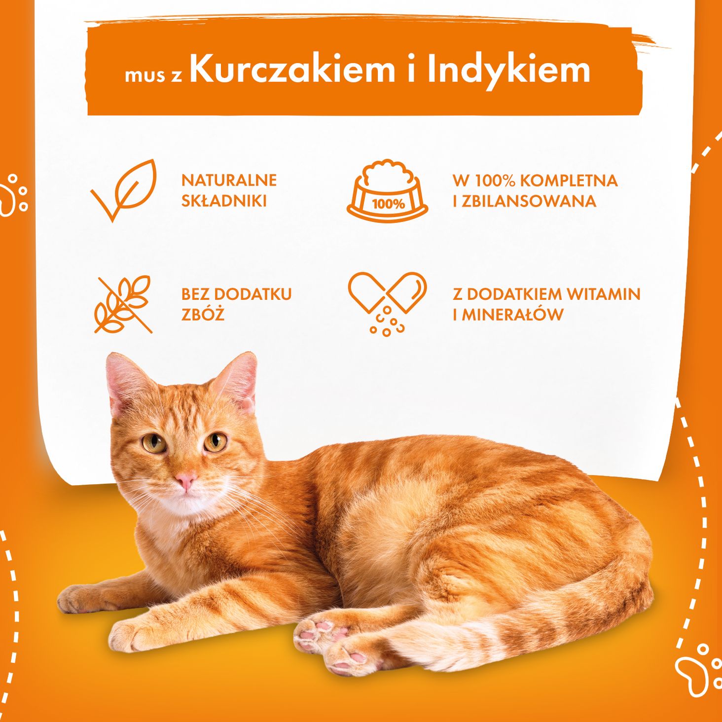 butcher's o kot mus z kurczakiem i indykiem
