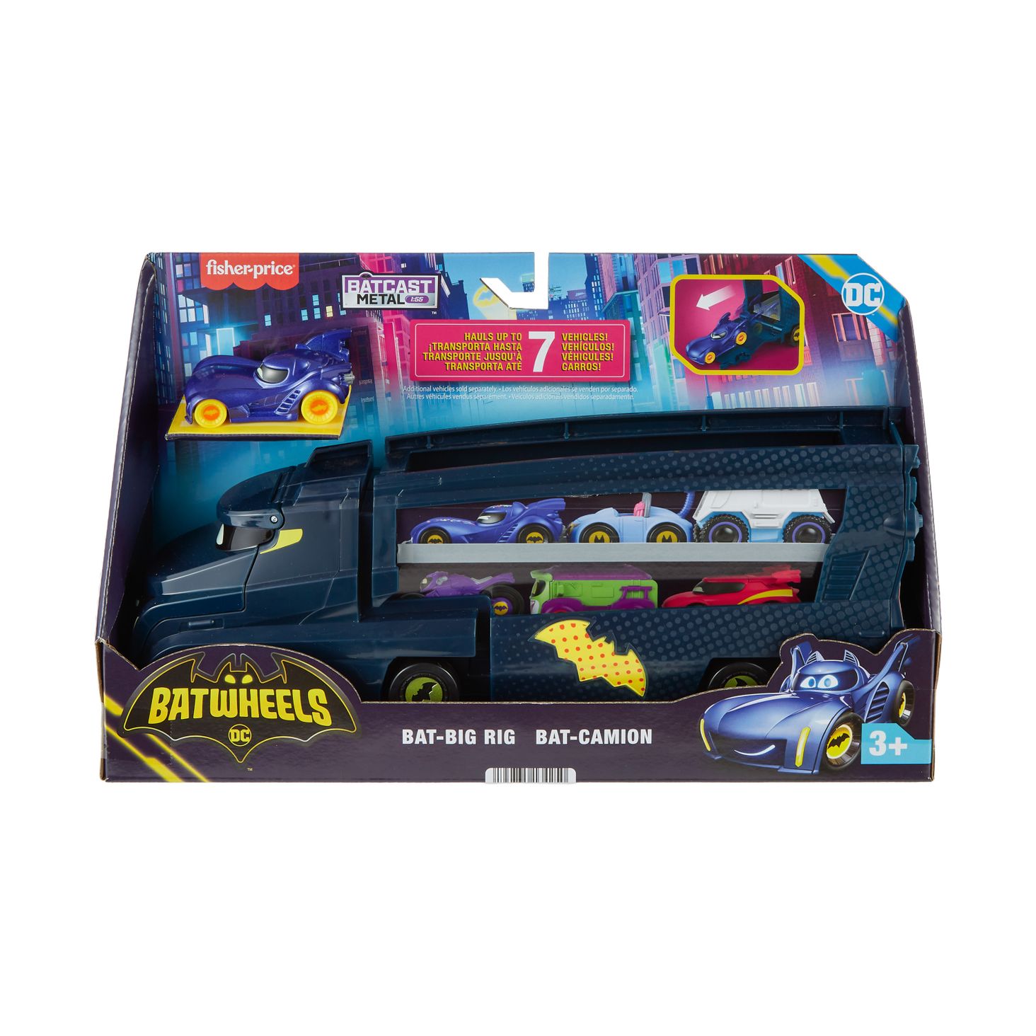 metalowy Batmobil Bam