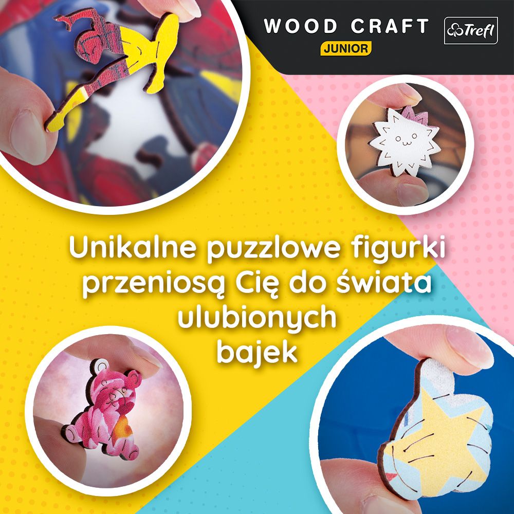 puzzle drewniane o niezwykłych kształtach