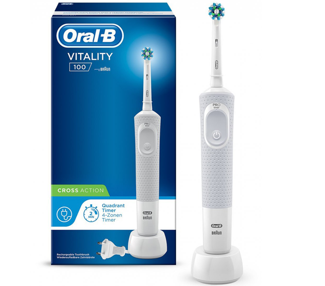 Oral-B Vitality 100 Biała + Dodatki