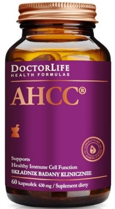 Doctor Life AHCC 630mg ekstrakt z grzybni Shiitake