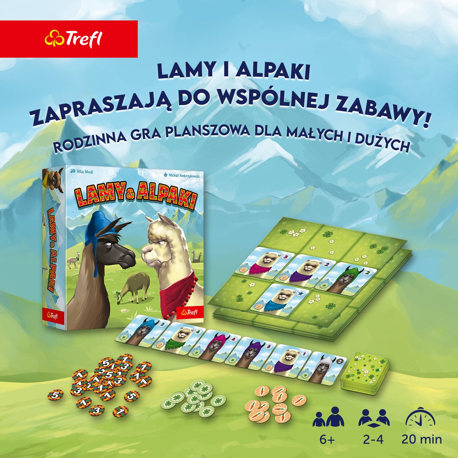 Gra towarzyska Lamy i Alpaki od Trefl
