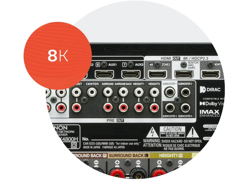 Zaawansowane kino domowe 8K