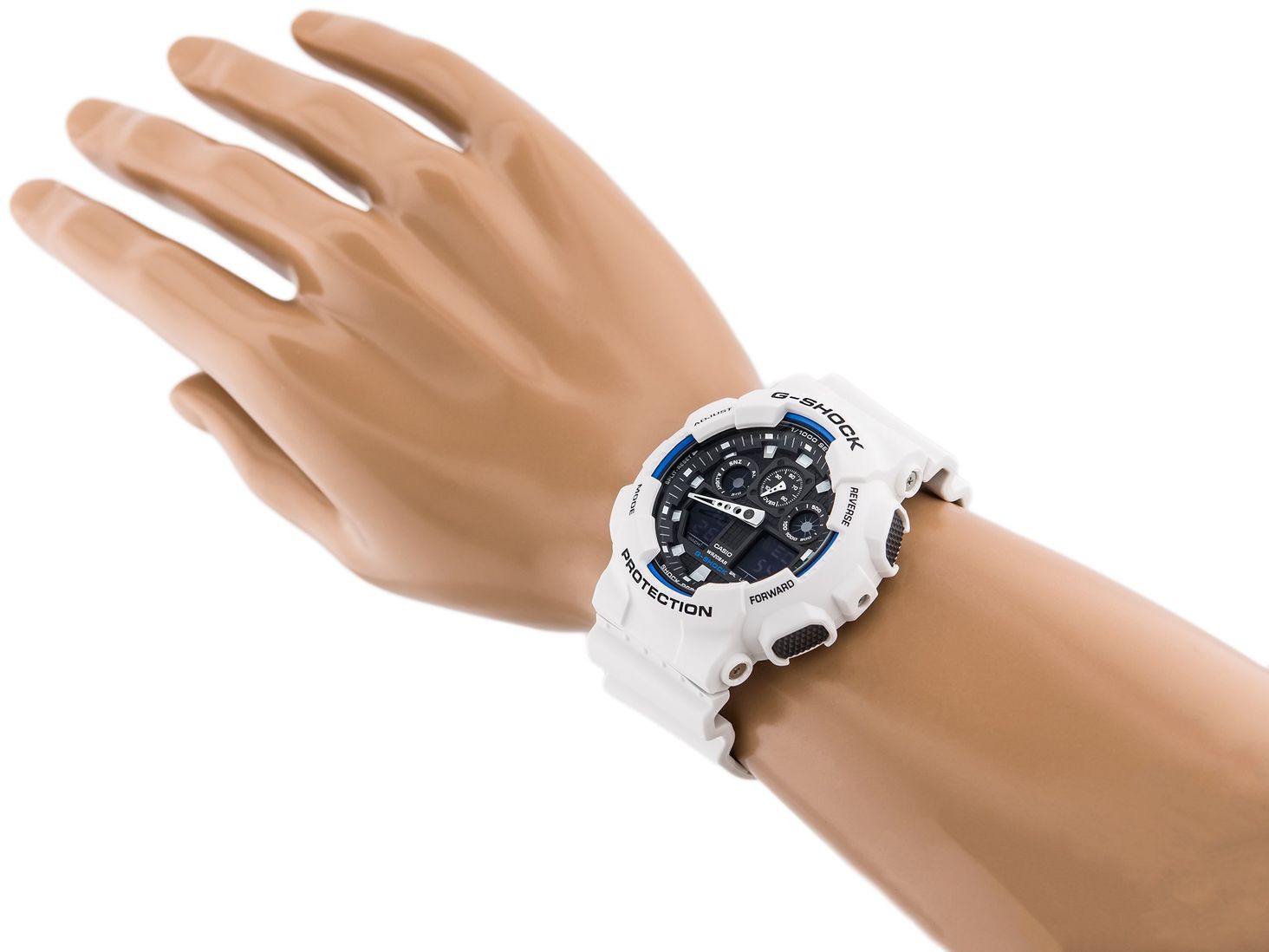 Casio G-Shock GA-100B-7AER zegarek biały