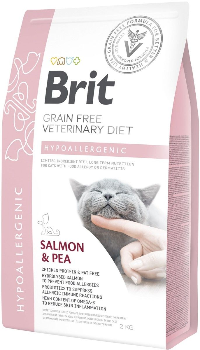 Brit Veterinary Diet Hypoallergenic Salmon&Pea 2kg
