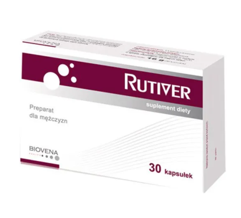Biovena Rutiver preparat dla mężczyzn 30kaps.