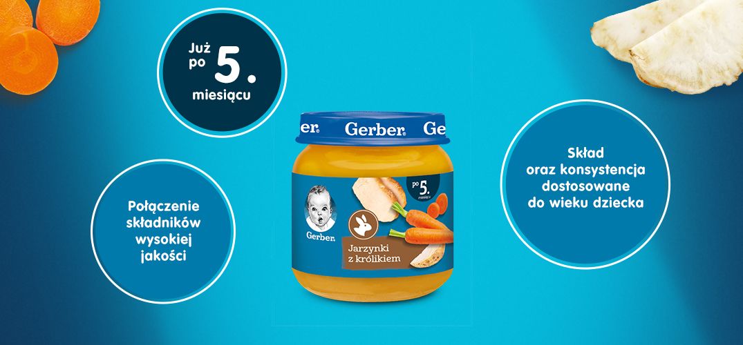 Gerber Jarzynki z królikiem - 3
