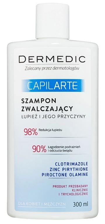 Dermokosmetyk Dermedic Capilarte Szampon Zwalczający Łupież 300Ml