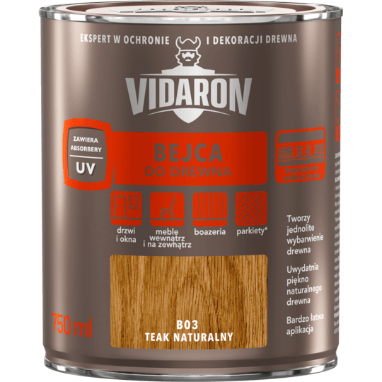 Vidaron B03 teak naturalny