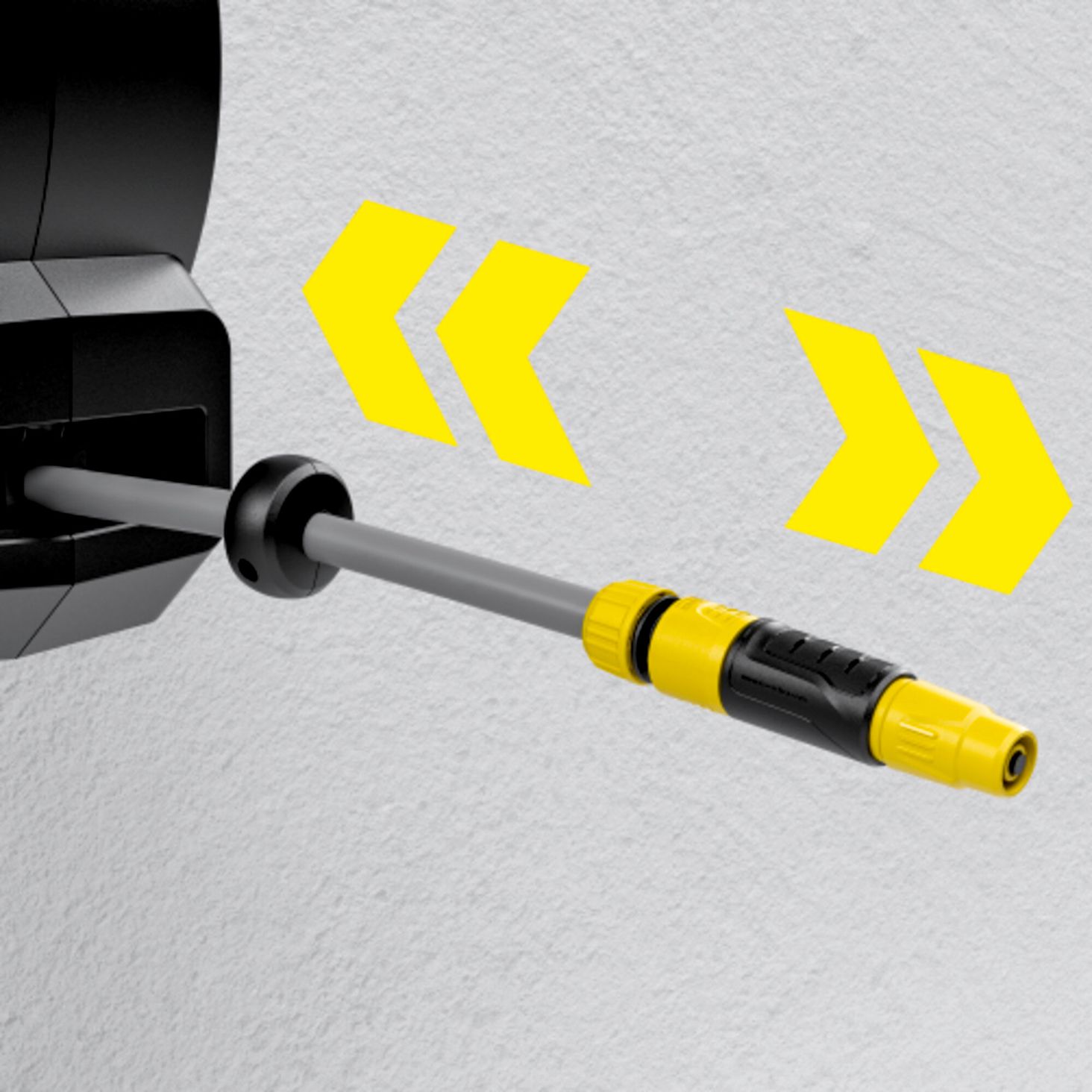 Karcher system mocowania węża