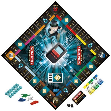 Monopoly Ultra Banking B6677 Licytacja Nieruchomości