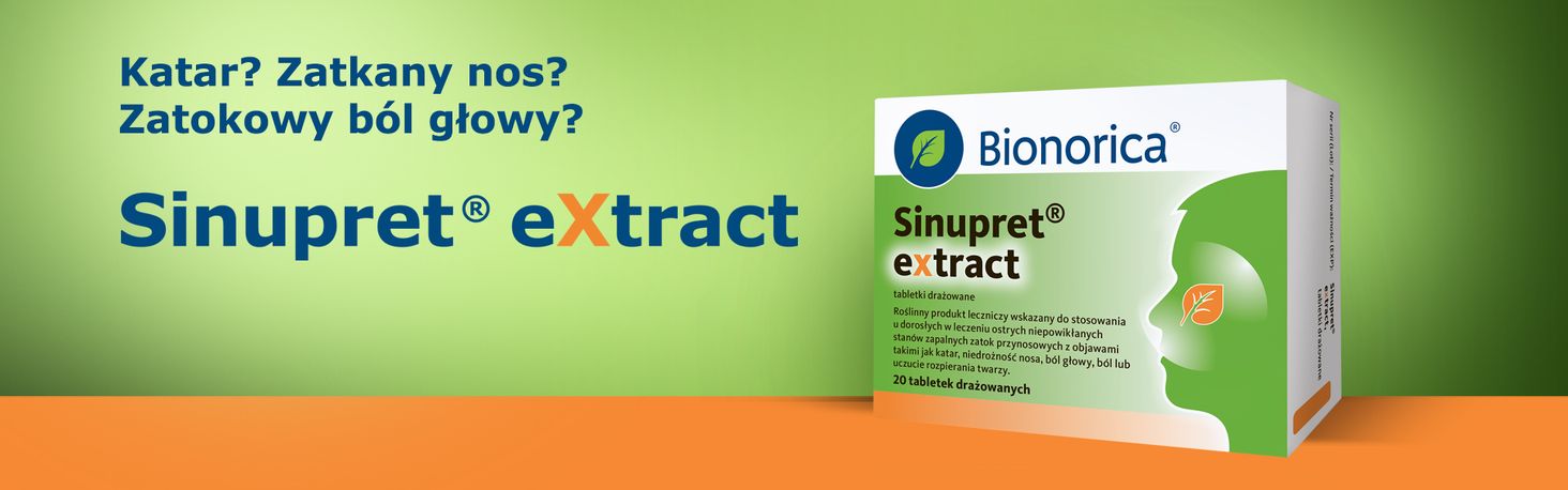 Sinupret Extract 20 tabletek Banner główny
