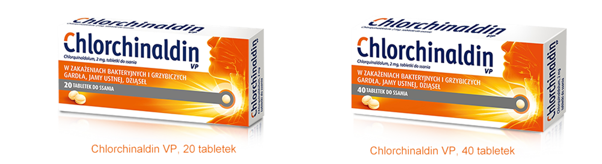 Chlorchinaldin o smaku czarnej porzeczki