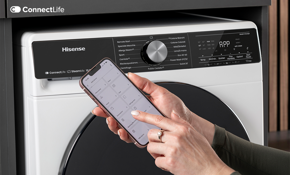 Hisense WF5S1043BW Connect Life