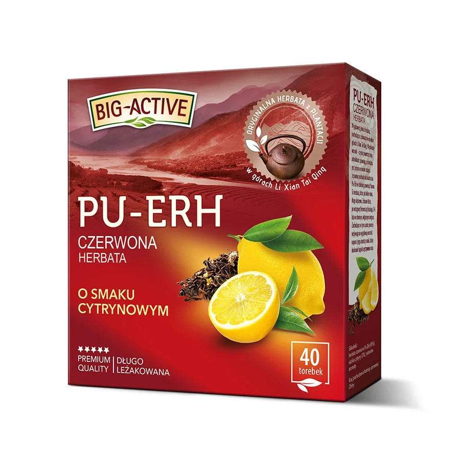 Big-Active Pu-Erh Herbata czerwona o smaku cytrynowym
