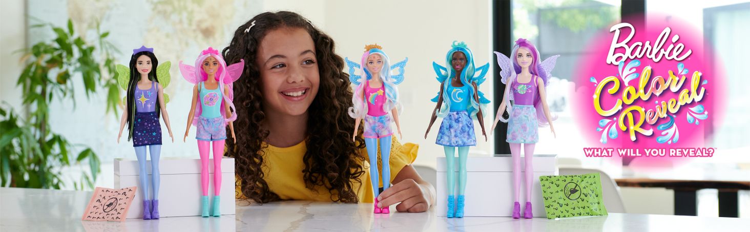 Barbie Color Reveal Lalka Seria Galaktyczna Tęcza 6